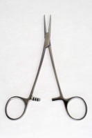 Зажим медицинский кровоостанавливающий Москито,  прямой, 160 мм. З-62-1