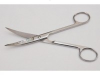 Ножницы медицинские с двумя острыми концами, изогнутые, 170 мм.Н-4-2
